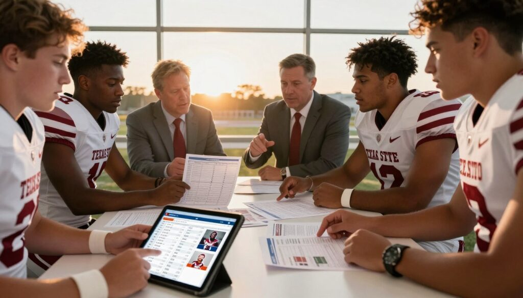 texas state football roster updates